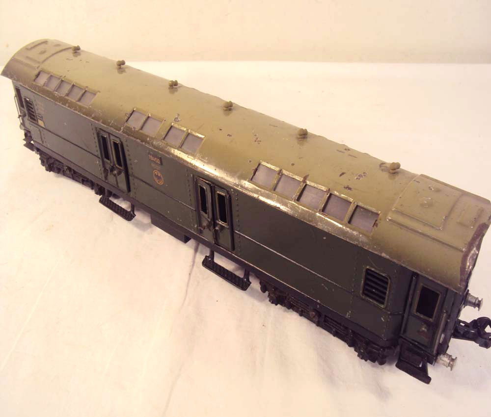 ABT: Marklin O Gauge #19450 Post Van: Paul V. Ambrose and Drew J. Bauer present: This is the #19450 Post Van that Marklin made in O gauge circa the 1930s. This model measures approx. 16-inches in length. Our Opinion is that it is generall
