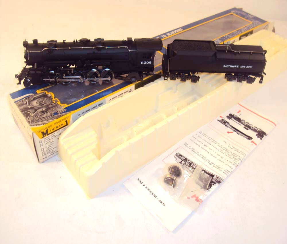 ABT: AHM HO #5099 Baltimore & Ohio Engine & Tender/O: Paul V. Ambrose and Drew J. Bauer present: These are the #5099 Baltimore & Ohio Engine & Tender that AHM made a few years ago in HO gauge. Our Opinion is that they are generally in Like New Condition.