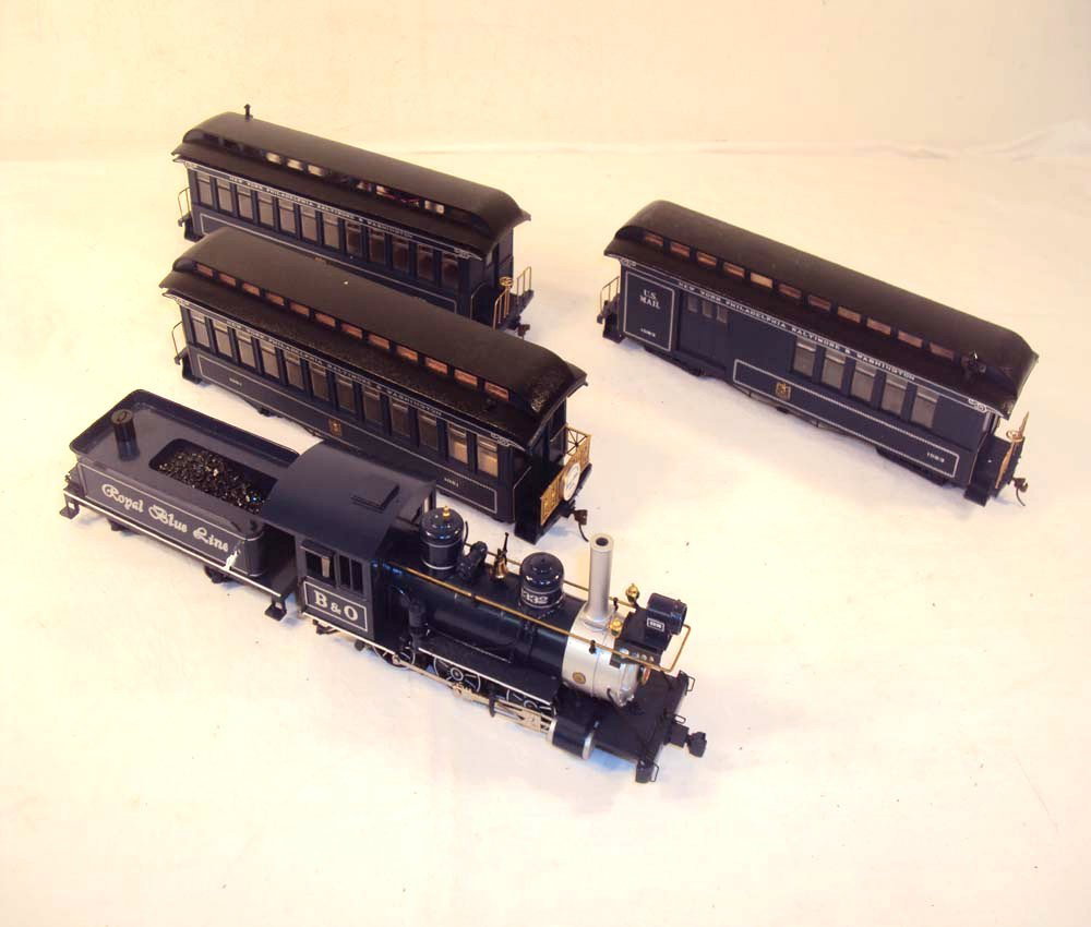 ABT: Bachmann On3 Baltimore and Ohio Passenger Set: Paul V. Ambrose and Drew J. Bauer present: These are the Baltimore and Ohio Passenger Set that Bachmann made in On3-scale in the recent past. What you see is what you will receive. No Boxes. Please ad