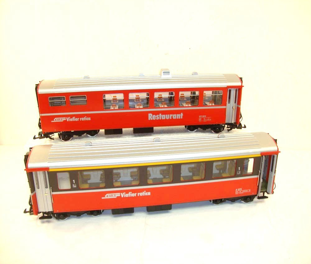 ABT: 2 LGB Long Deluxe Passenger Cars: Paul V. Ambrose and Drew J. Bauer present: These are two Long Deluxe Passenger Cars that LGB made in G Scale a few years ago. No Boxes. Please add $20.00 for US-48 Shipping and Insurance.