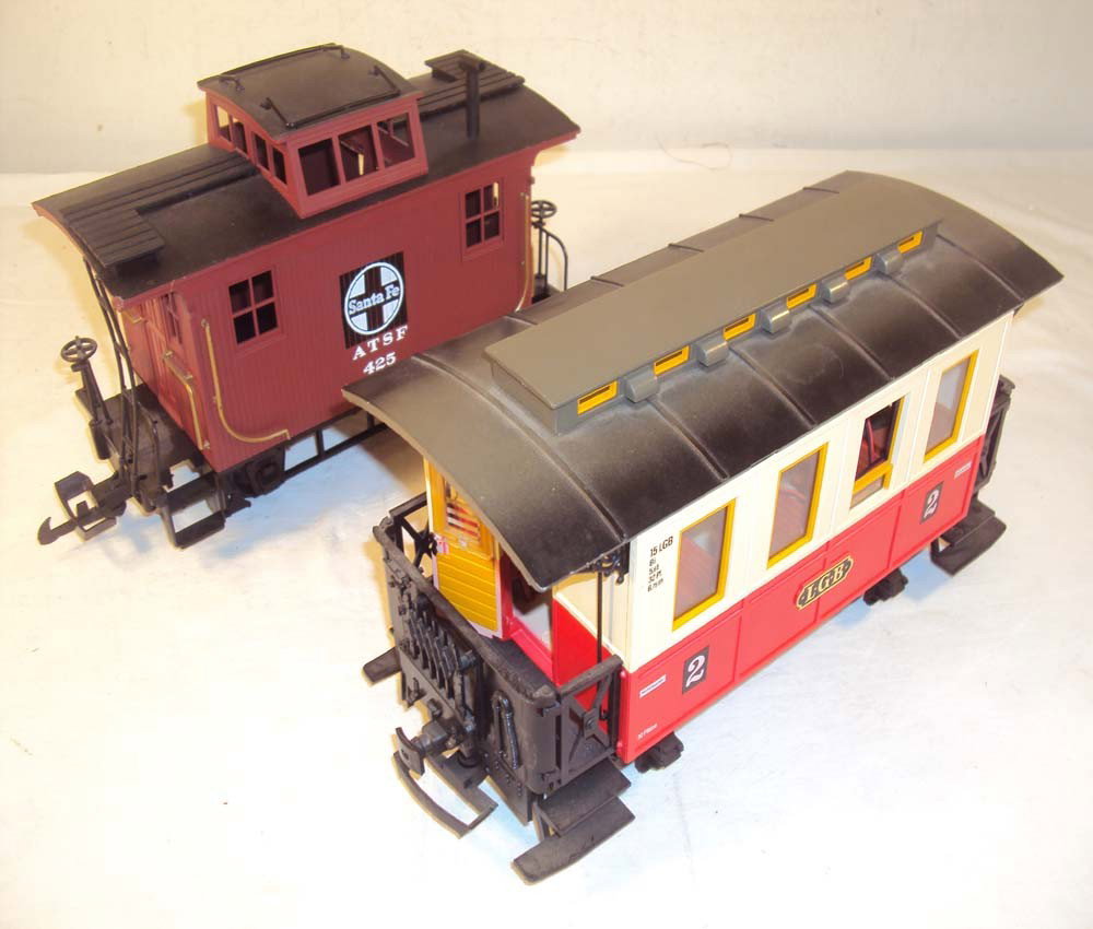 ABT: LGB Coach and Caboose: Paul V. Ambrose and Drew J. Bauer present: These are the Coach and Caboose that LGB made in G Scale a few years ago. No Boxes. Please add $15.00 for US-48 Shipping and Insurance.