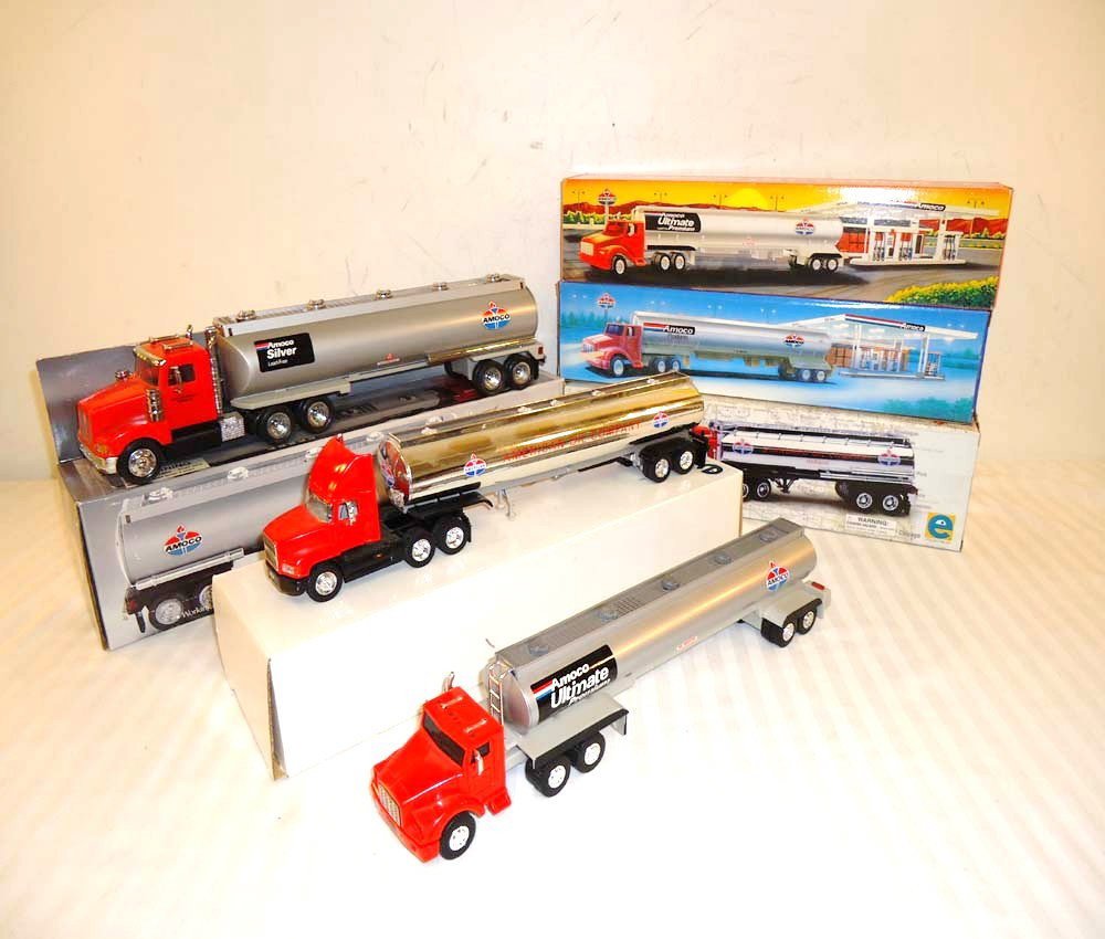 ABT: 5 Great Amoco Collector Series Tankers/OBs: Paul V. Ambrose and Drew J. Bauer present: These are Five Amoco Collector Series Tankers from the recent Past. Great Condition and nice Original Boxes. Examine the Pictures carefully. Please add $20.0