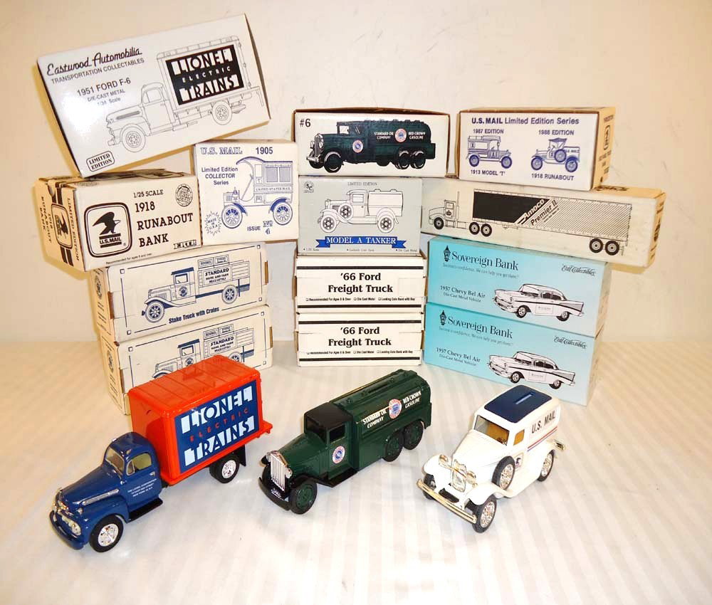ABT: 13 Assorted Ertl Vehicles/OBs: Paul V. Ambrose and Drew J. Bauer present: These are 13 assorted Vehicles that Ertl made in the recent past. Kindly review all Pictures; what you see is what you will receive. Includes nice group of O