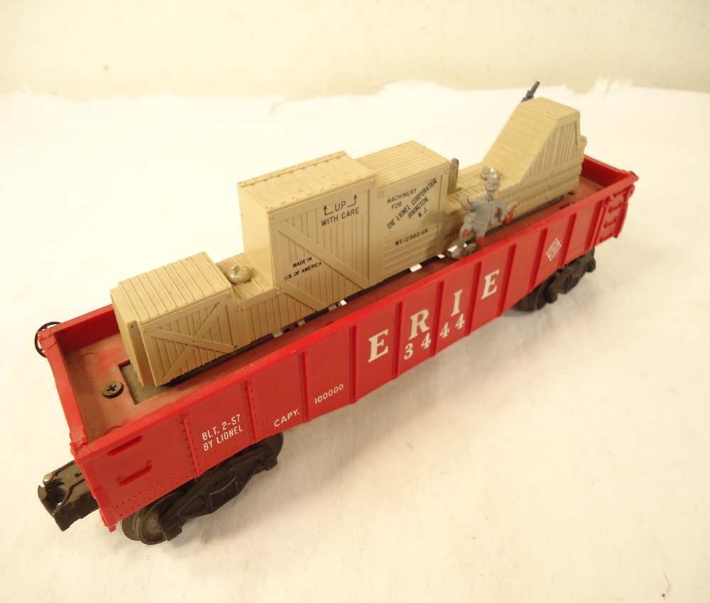 ABT: Lionel #3444 Animated Cop & Hobo Car: Paul V. Ambrose and Drew J. Bauer present: This is the #3444 Animated Cop and Hobo Car that Lionel made in the middle 1950s. No Box. Please add $14.00 for US-48 Shipping and Insurance.