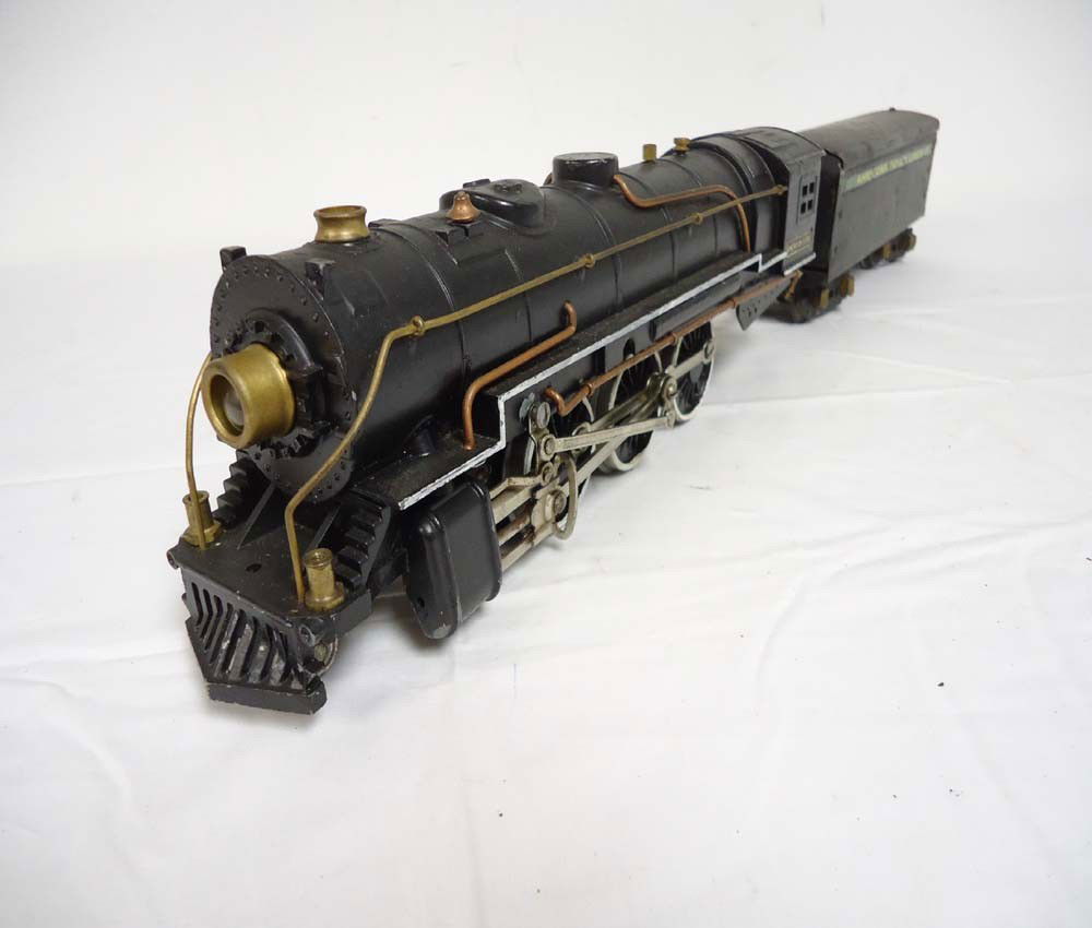 ABT: AF O Gauge #4602 2-6-4 Steam Engine & Tender: Paul V. Ambrose and Drew J. Bauer present: These are the #4602 2-6-4 Steam Engine and Tender that American Flyer made in O Gauge circa the 1930s. No Box. Please add $20.00 for US-48 Shipping and Insur