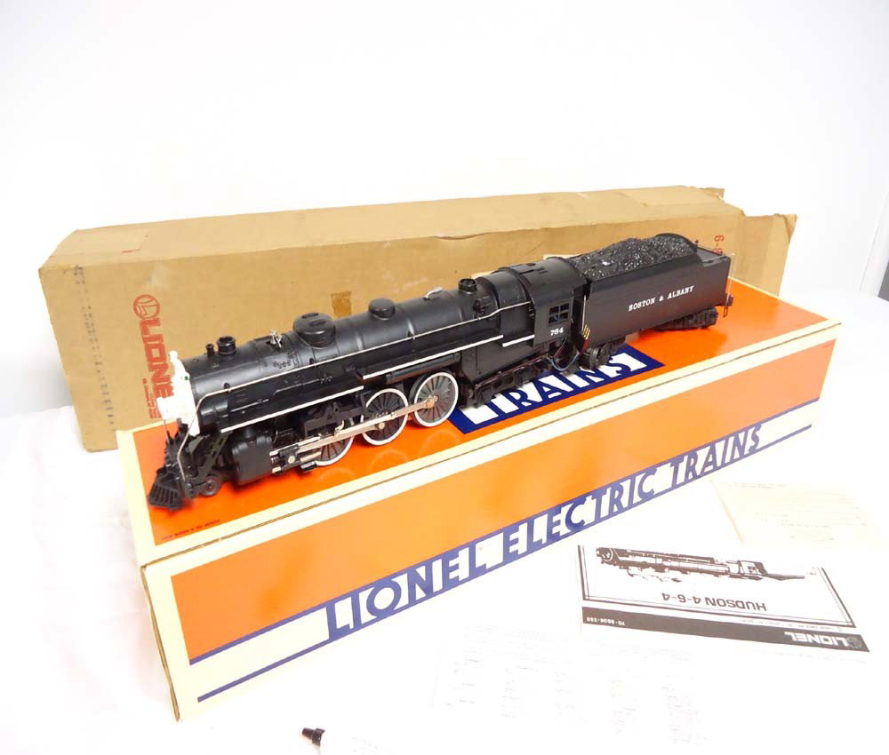 ABT: Lionel #8606 Boston & Albany #784 Hudson Stea: Paul V. Ambrose and Drew J. Bauer present: These are the #8606 Boston and Albany #784 Hudson Steam Engine and Diecast Tender that Lionel made circa 1985. Features Smoke, Headlight, Magnetraction and S