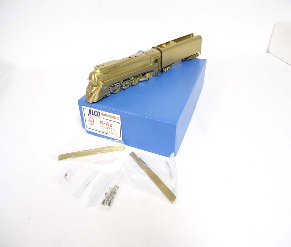 ABT: Alco Ho Brass: #S-136 PRR K-4s NO. 3768 Engine: Paul V. Ambrose and Drew J. Bauer present: This is the #S-136 PRR K-4s NO. 3768 Engine and Tender that Alco made in HO Scale a few years ago. Please look at all the pictures; what is pictured is what 