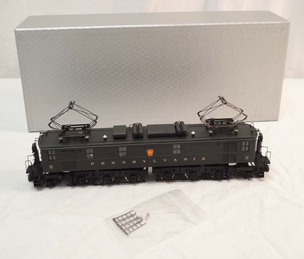 ABT: NJ Custom Brass HO Scale: #344 Pennsylvania C: Paul V. Ambrose and Drew J. Bauer present: This is the #344 Pennsylvania Class FF-2 Electric Engine that NJ Custom Brass made in HO Scale a few years ago. Please look at all the pictures; what is pict