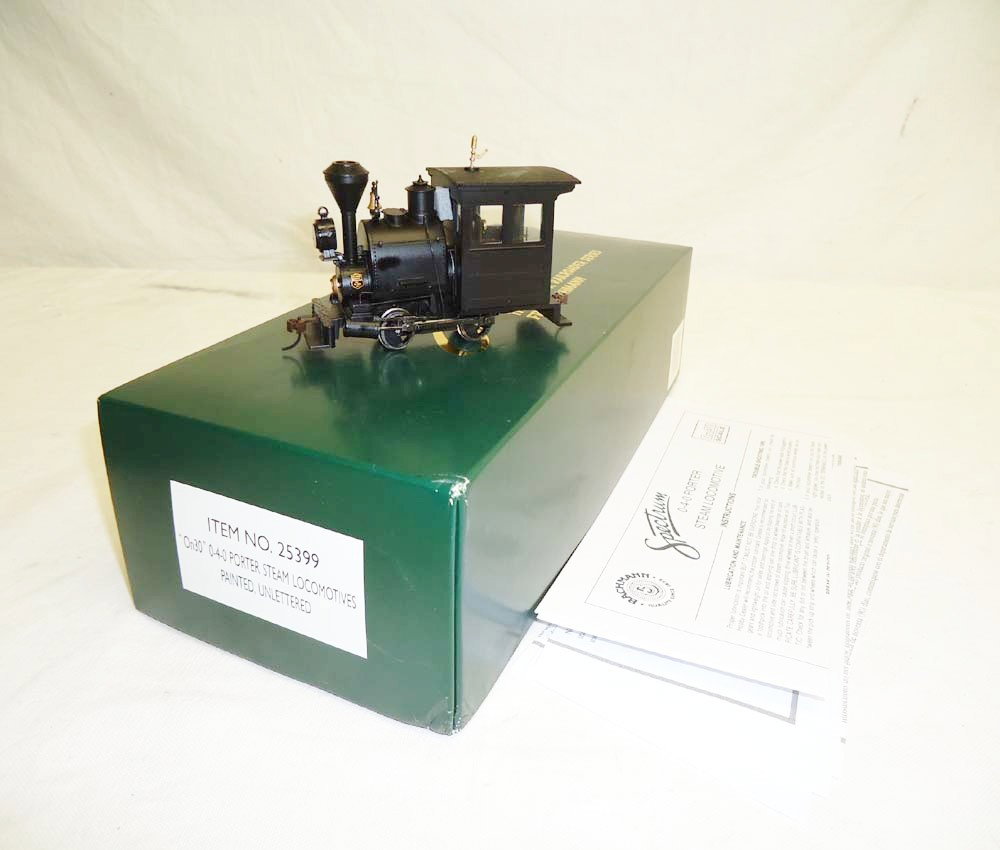 ABT: Spectrum Ho Scale: #25399 Porter Steam Locomo: Paul V. Ambrose and Drew J. Bauer present: This is the #25399 Porter Steam Locomotive that Bachmann made in HO Scale a few years ago. Please look at all the pictures; what is pictured is what you will