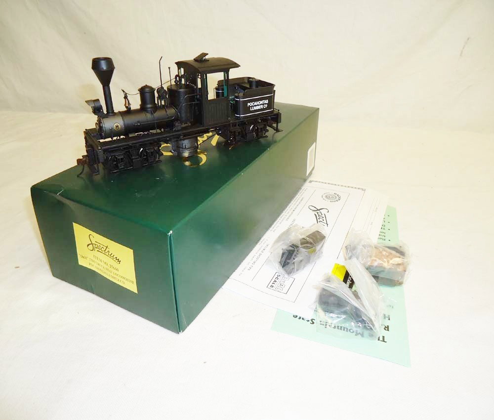 ABT: Bachmann Ho Scale: #25660 Pocahontas Lumber C: Paul V. Ambrose and Drew J. Bauer present: This is the #25660 Pocahontas Lumber Co. Locomotive that Bachmann made in HO Scale a few years ago. Please look at all the pictures; what is pictured is what