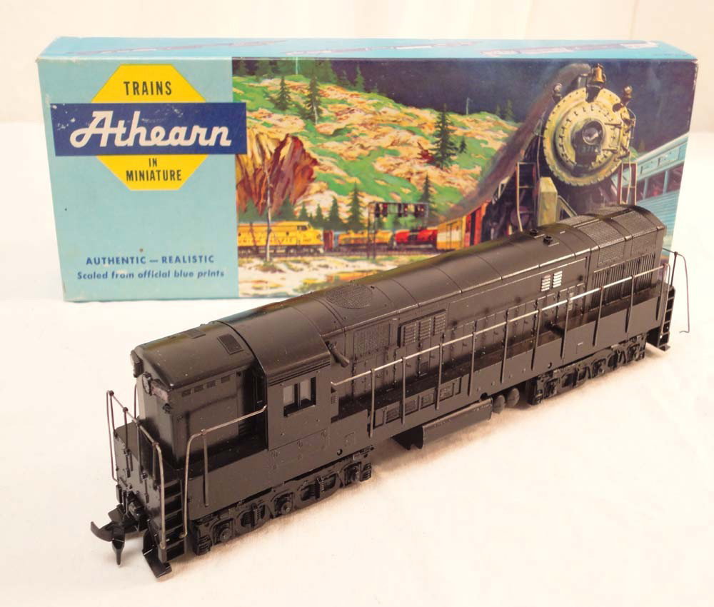 ABT: Athearn HO Scale: Undecorated FM Trainmaster/: Paul V. Ambrose and Drew J. Bauer present: This is the Undecorated FM Trainmaster that Athearn made in HO Scale a few years ago. Please look at all the pictures; what is pictured is what you will rece