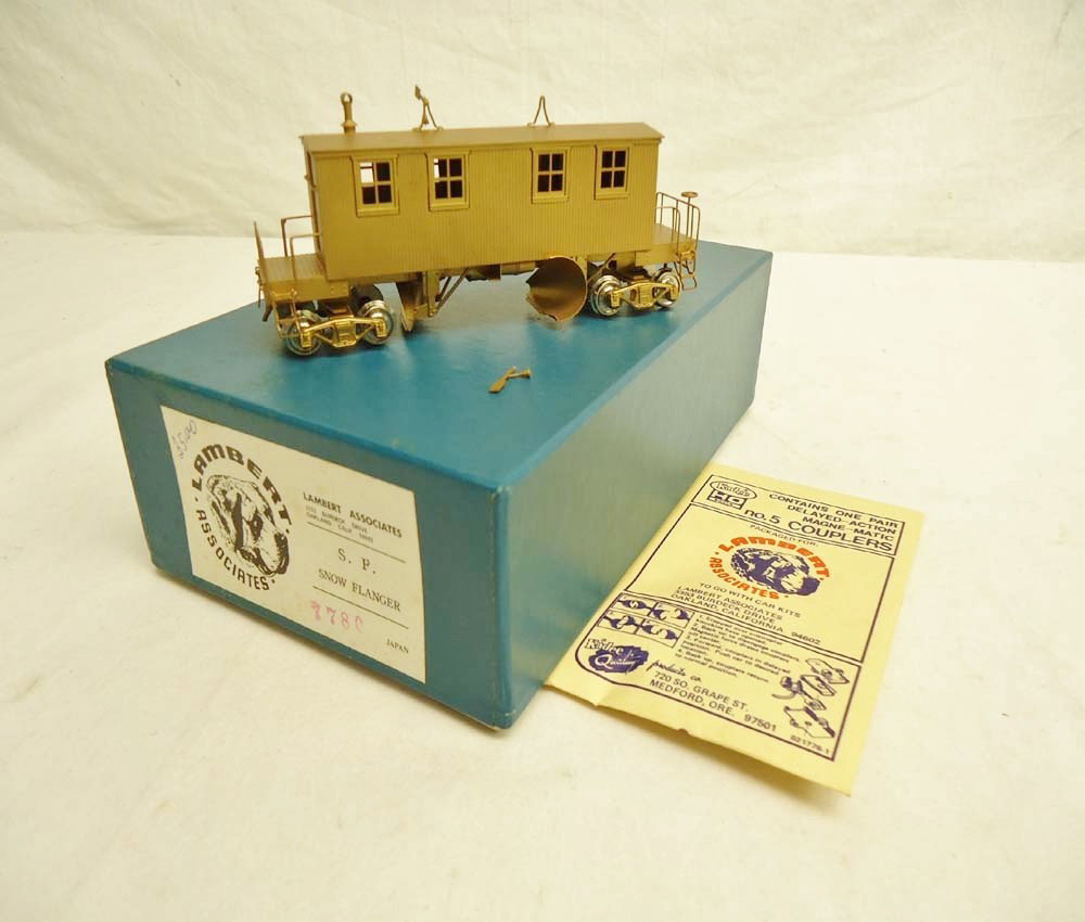 ABT: Lambert HO Brass: #7780 Snow Flanger/OB: Paul V. Ambrose and Drew J. Bauer present: This is the #7780 Snow Flanger that lambert made in HO Scale a few years ago. Please look at all the pictures; what is pictured is what you will receive. Ori