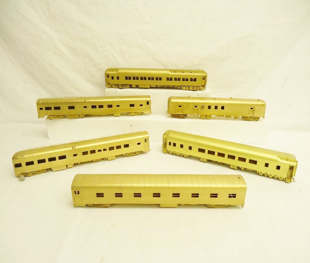ABT: Samhongs/Daeki HO Scale: 6 Assorted Brass Pas: Paul V. Ambrose and Drew J. Bauer present: These are six Assorted Brass Passenger Cars that Samhongs/Daeki made in HO Scale a few years ago. Please look at all the pictures; what is pictured is what y