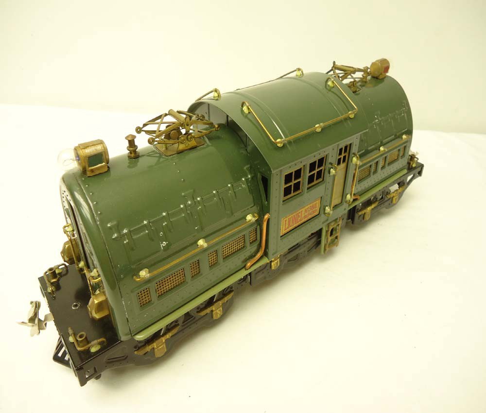 ABT: Lionel Standard Gauge #381E Electric (R): Paul V. Ambrose and Drew J. Bauer present: This is the #381E Electric that Lionel made in Standard Gauge in the 1930s. Restored. Our Opinion is that it is generally in Excellent Condition. No Box. Ple