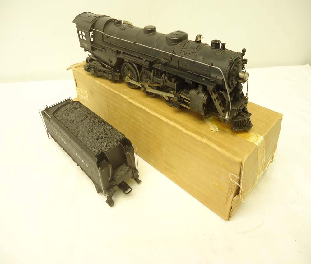 ABT: Lionel #773 1950 Hudson & #2426W Diecast Whis: Paul V. Ambrose and Drew J. Bauer present: These are the #773 Diecast Hudson Steam Engine with Headlight, Smoke and Magnetraction and #2426W Diecast Tender with Six-Wheel Trucks, taped-coupler and cor