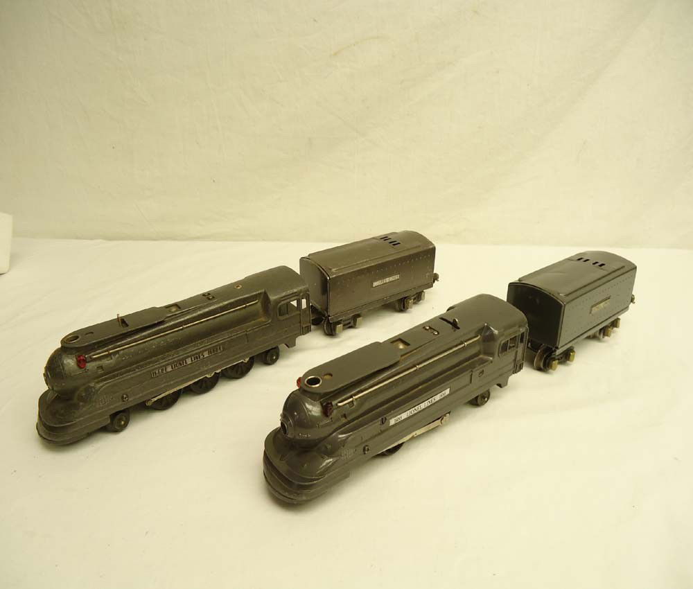 ABT: Lionel #1668E & #1688 Steam Engines & Tenders: Paul V. Ambrose and Drew J. Bauer present: These are the #1668E and #1688 Gunmetal Steam Engines and Tenders that Lionel made circa the 1930s. No Boxes. What you see is what you will receive. Please a