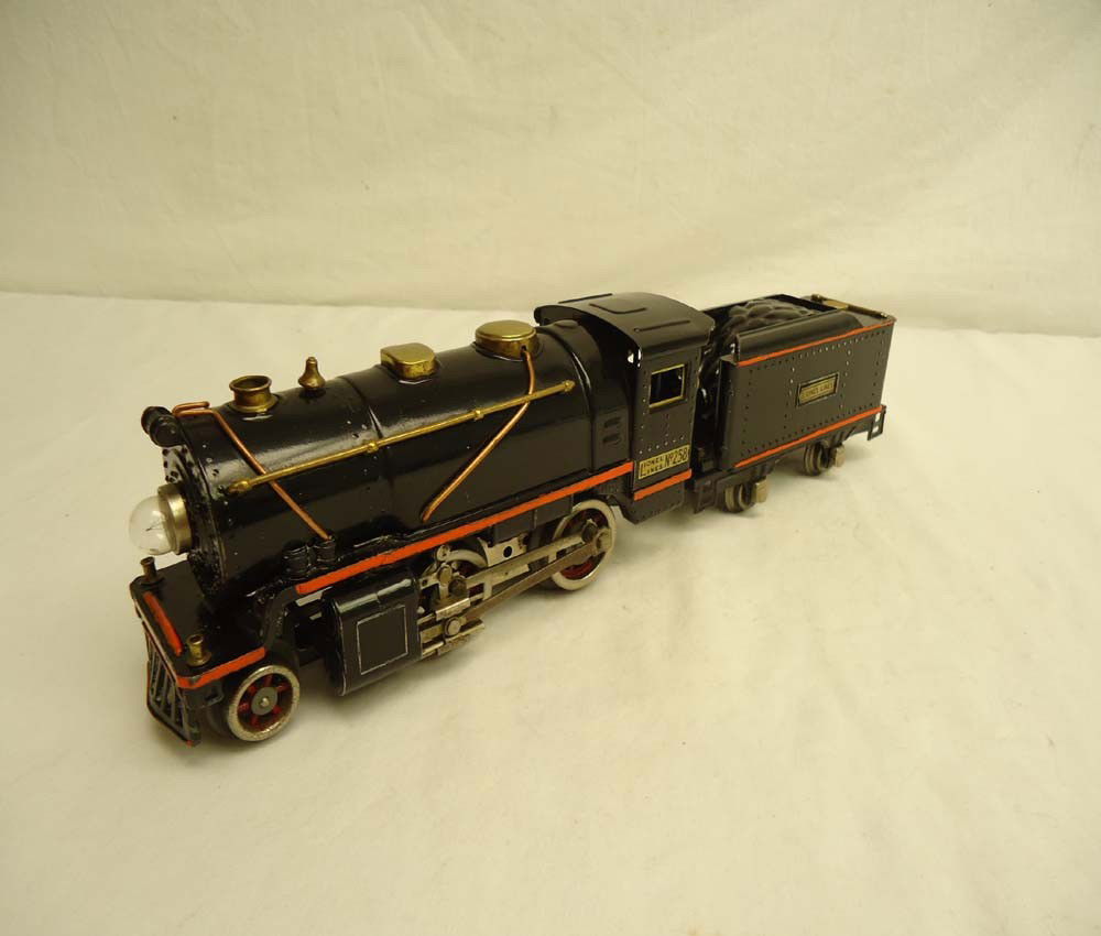 ABT: Lionel #258 Steam Engine & Tender: Paul V. Ambrose and Drew J. Bauer present: These are the #258 Steam Engine and Tender that Lionel made in O gauge circa 1930. No Boxes. Please add $18.00 for US-48 Shipping and Insurance.