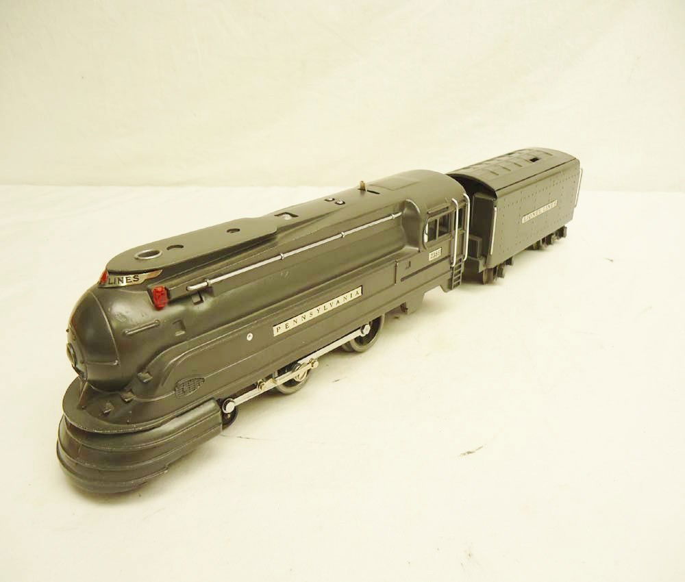 ABT: Lionel Streamline #238E/2265W Steam Engine & T: Paul V. Ambrose and Drew J. Bauer present: These are the #238E/2267W Streamline Steam Engine and Tender that Lionel made in the 1930s. No Boxes. Please add $20.00 for US-48 Shipping and Insurance.