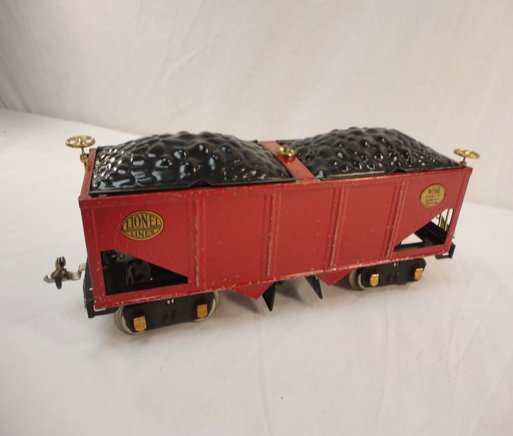 ABT: Lionel Standard Gauge #516 Hopper w/Coal Load: Paul V. Ambrose and Drew J. Bauer present: This is the #516 Hopper Car with Coal Load that Lionel made in Standard Gauge in the 1920s. No Box. Please add $14.00 for US-48 Shipping and Insurance.
