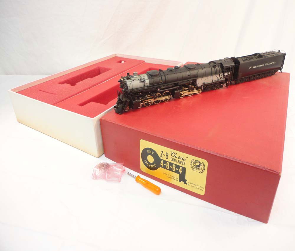 ABT: HO Brass: Samhongsa/Key Imports Class Z-8 NP: Paul V. Ambrose and Drew J. Bauer present: These are the Brass Class Z-8 Northern Pacific 4-6-6-4 'Challenger' Steam Engine and Tender that Key Imports/Samhongsa made in Korea some time ago. Our Opini