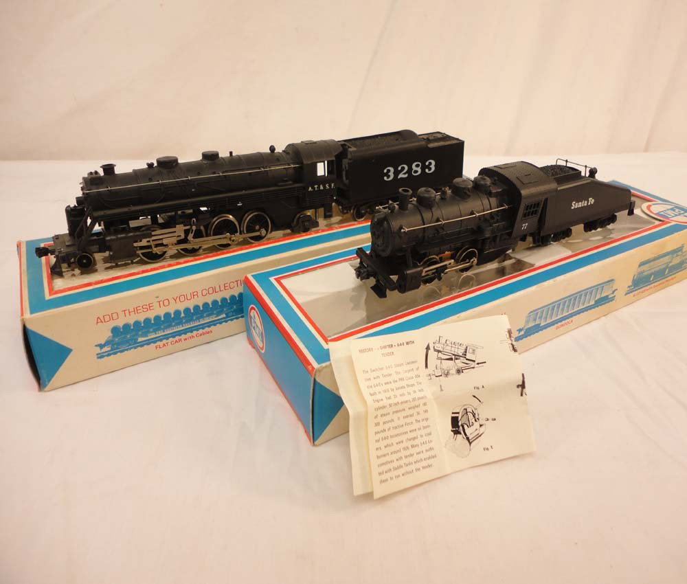 ABT: PMI HO Scale: #6630/6640 Santa Fe Steam Engin: Paul V. Ambrose and Drew J. Bauer present: These are the #6630/6640 Santa Fe Steam Engines and Tenders that PMI made in HO Scale a few years ago. Please look at all the pictures; what is pictured is w