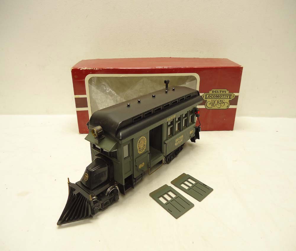 ABT: Delton G Scale: Locomotive Works D&RGW Mack R: Paul V. Ambrose and Drew J. Bauer present: This is the Locomotive Works D&RGW Mack Rail Bus - Stock #2264 that Delton made in G Scale a few years ago. Please look at all the pictures; what is pictured