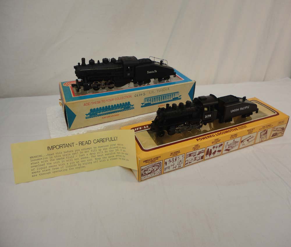 ABT: Model Power/Life-Like HO Scale: #6630S Santa : Paul V. Ambrose and Drew J. Bauer present: These are the #6630S Santa Fe and the #8390 Union Pacific Steam Engines and Tenders that Model Power/Life-Like made in HO Scale a few years ago. Please look 