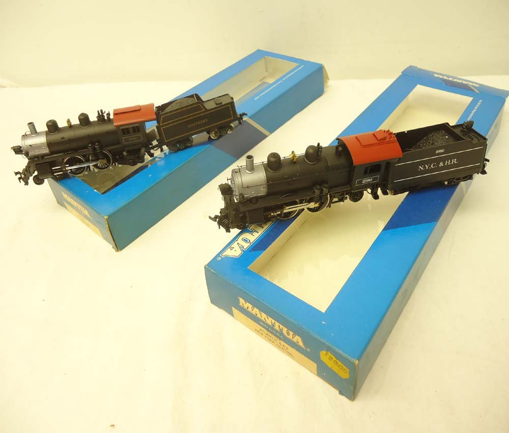 ABT: Mantua HO Scale: #336-022 NYC & #336-040 Sout: Paul V. Ambrose and Drew J. Bauer present: These are the #336-022 NYC and the #336-040 Southern Atlantic 4-4-2 Engines and Tenders that Mantua made in HO Scale a few years ago. Please look at all the 