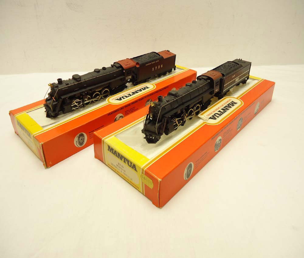 ABT: Mantua HO Scale: #317-3 MP & #317-69 L&N Berk: Paul V. Ambrose and Drew J. Bauer present: These are the #317-3 Missouri Pacific and the #317-69 Louisville & Nashville Berkshire Engines and Tenders that Mantua made in HO Scale a few years ago. Plea
