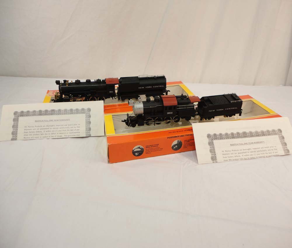 ABT: Mantua HO Scale: #319-22 NYC & #322-22 NYC St: Paul V. Ambrose and Drew J. Bauer present: These are the #319-22 New York Central and the #322-22 New York Central Steam Engines and Tenders that Mantua made in HO Scale a few years ago. Please look a