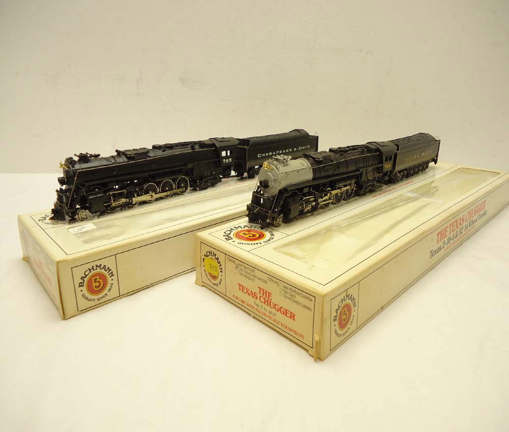 ABT: Bachmann HO Scale #726/725 The Texas Chugger : Paul V. Ambrose and Drew J. Bauer present: These are the #726 C&O "The Texas Chugger" No. 765 & #725 Texas & Pacific "The Texas Chugger Engines and Tenders that Bachmann made in HO Scale a few years a