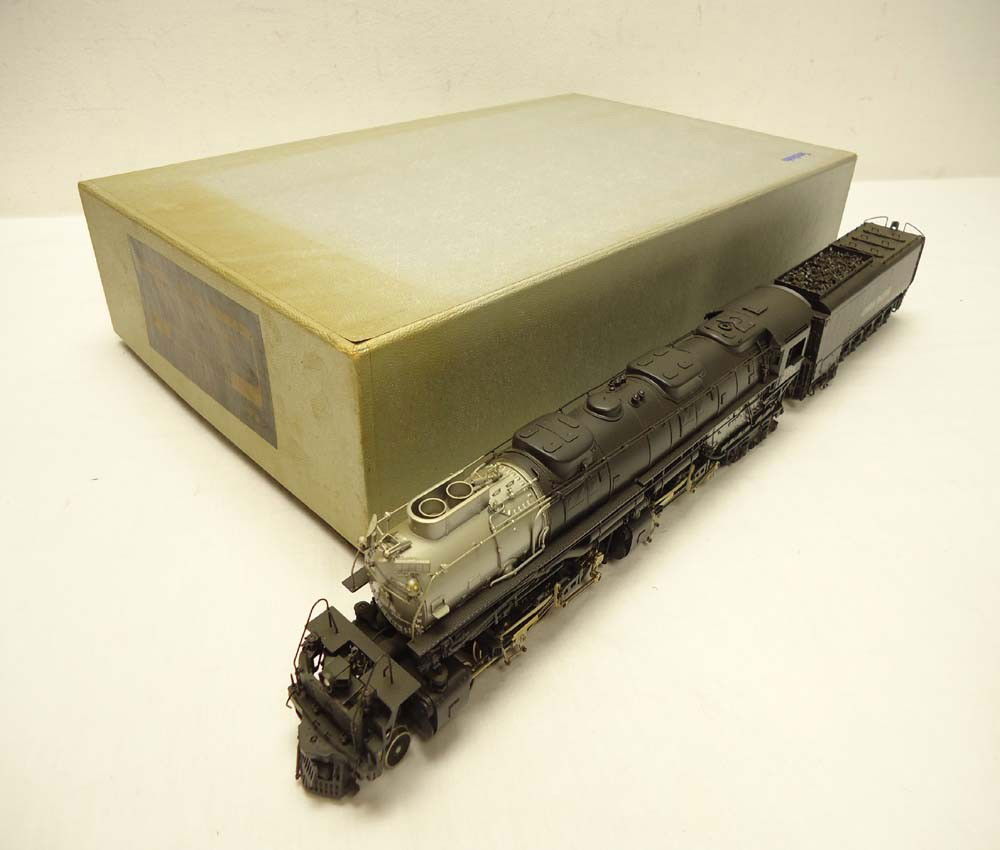 ABT: HO Brass: Tenshodo/PFM Crown UP 4-6-6-4 'Chal: Paul V. Ambrose and Drew J. Bauer present: These are the slightly weathered Brass Union Pacific 4-6-6-4 'Challenger' Steam Engine and Tender that Tenshodo/PFM made as Crown Model in Japan some time ag