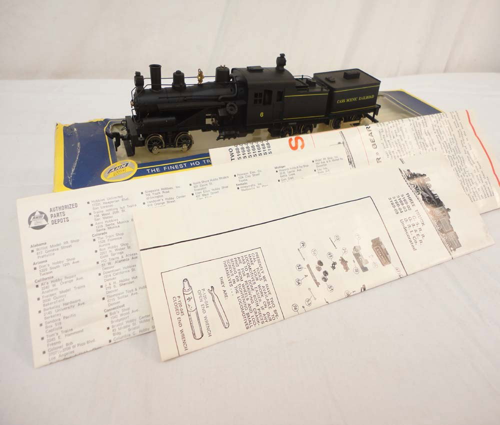 ABT: AHM HO Scale: #5169-02 Cass Scenic Railroad S: Paul V. Ambrose and Drew J. Bauer present: This is the #5169-02 Cass Scenic Railroad Steam Engine and Tender that AHM made in HO Scale a few years ago. Please look at all the pictures; what is picture