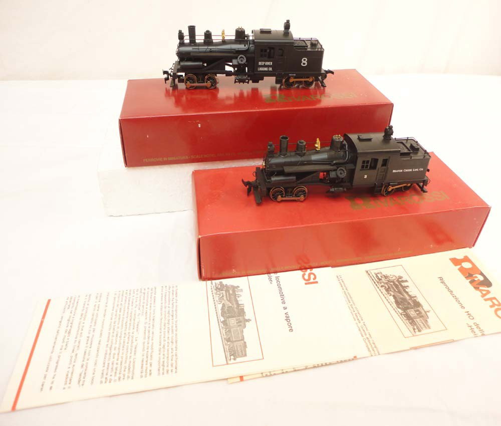ABT: Rivarossi HO Scale: #1241 Deep River & #1523 : Paul V. Ambrose and Drew J. Bauer present: These are the #1241 Deep River Logging Co. Heisler Engine and the #1523 Beaver Creek Logging Co. Heisler Engine that Rivarossi made in HO Scale a few years a