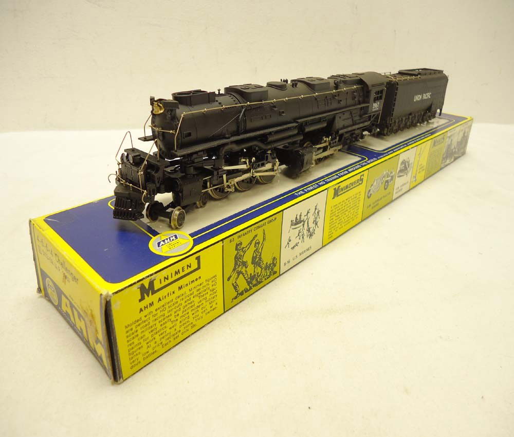 ABT: AHM HO Scale; #5112-02 Union Pacific 4-6-6-4: Paul V. Ambrose and Drew J. Bauer present: This is the #5112-02 Union Pacific 4-6-6-4 Challenger Engine and Tender that AHM made in HO Scale a few years ago. Please look at all the pictures; what is p