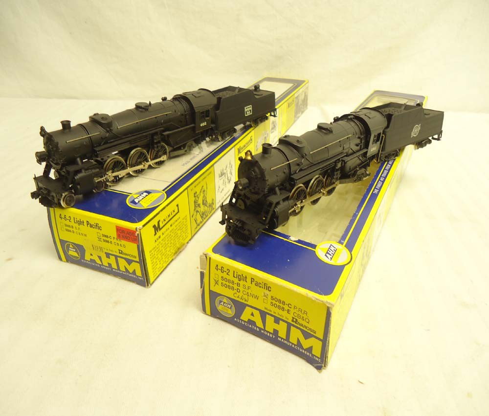 ABT: AHM HO Scale: #5088-D Canadian North Western : Paul V. Ambrose and Drew J. Bauer present: These are the #5088-D Canadian North Western and the #5088 Burlington Engines and Tenders that AHM made in HO Scale a few years ago. Please look at all the p