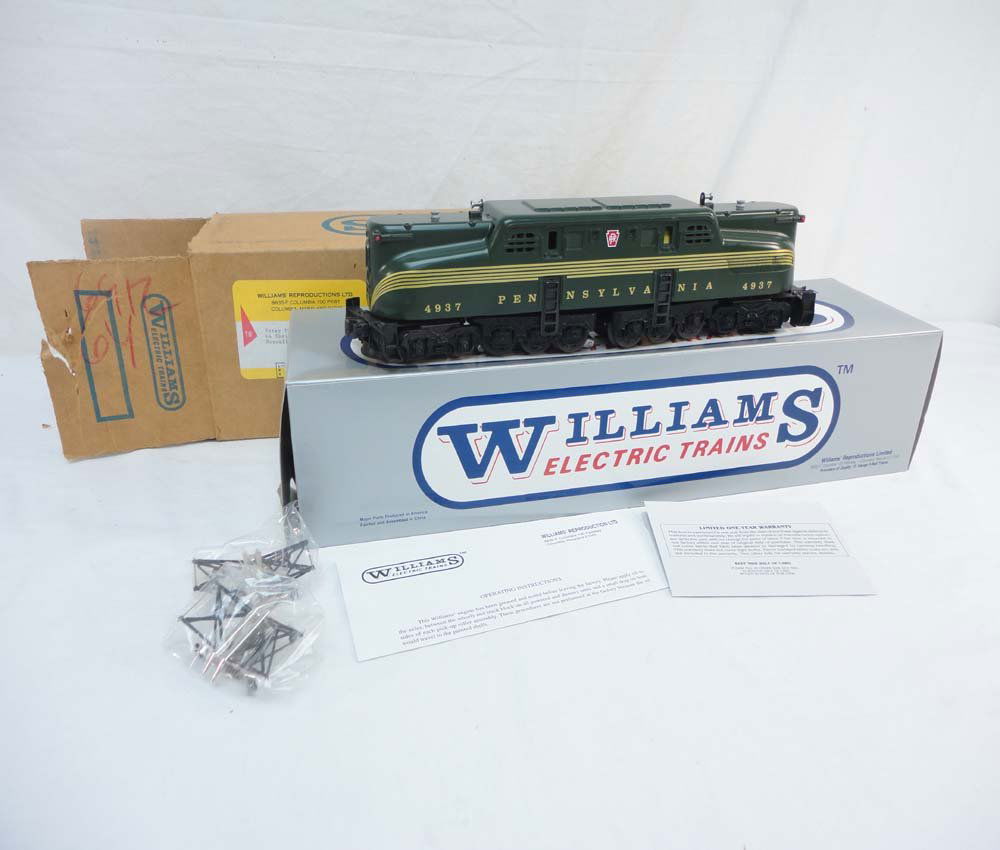 ABT: Mint Williams #GG-27 (4937) Green Five Stripe: Paul V. Ambrose and Drew J. Bauer present: This is the #GG-27 (4937) Green Five Stripe Pennsylvania GG-1 Electric that Williams made a few years ago. Our Opinion is that it is generally in Mint Condit