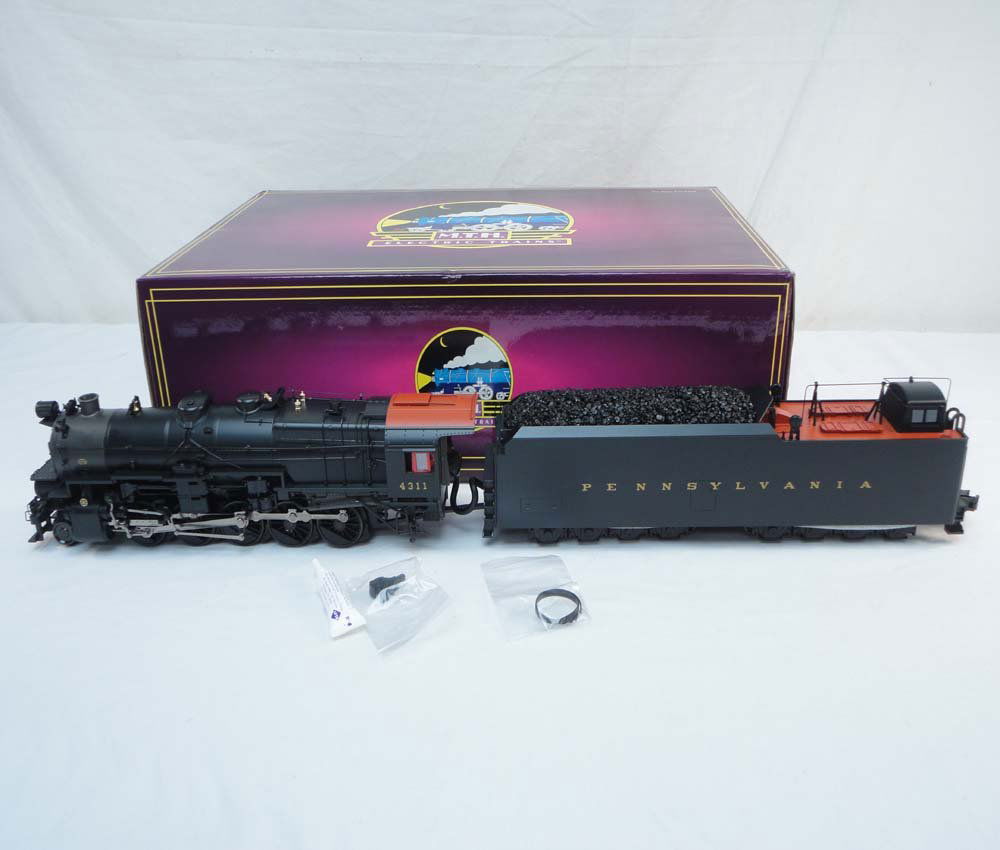 ABT: Mint MTH #20-3117-1 Pennsylvania 2-10-0 (4311: Paul V. Ambrose and Drew J. Bauer present: These are the #20-3117-1 Pennsylvania 2-10-0 (4311) Decapod Steam Engine and Tender that MTH made a few years ago. Features Protosounds, Digital Control Syst