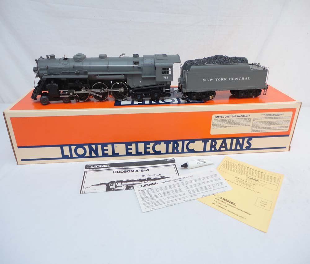 ABT: Lionel #18002 New York Central Gray 4-6-4 Hud: Paul V. Ambrose and Drew J. Bauer present: These are the #18002 New York Central Gray 4-6-4 Hudson Engine & Tender that Lionel made a few years ago. Our Opinion is that they are generally in Like New 