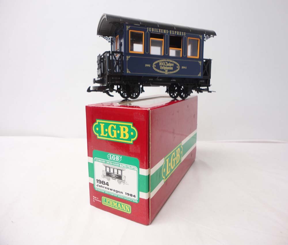 ABT: LGB G Scale: #1984 Passenger Car/OB: Paul V. Ambrose and Drew J. Bauer present: This is the #1984 Passenger Car that LGB made for G Scale a few years ago. Our Opinion is that it is generally in Like New Condition. Original Box. All Origi