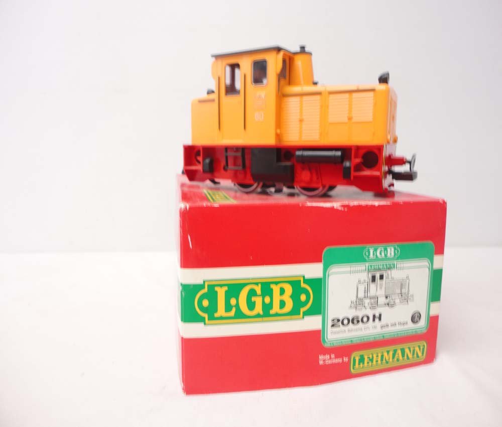 ABT: LGB G Scale: #2060H Diesel Engine/OB: Paul V. Ambrose and Drew J. Bauer present: This is the #2060H Diesel Engine that LGB made in G Scale a few years ago. Our Opinion is that it is generally in Like New Condition. Original Box. All Origi