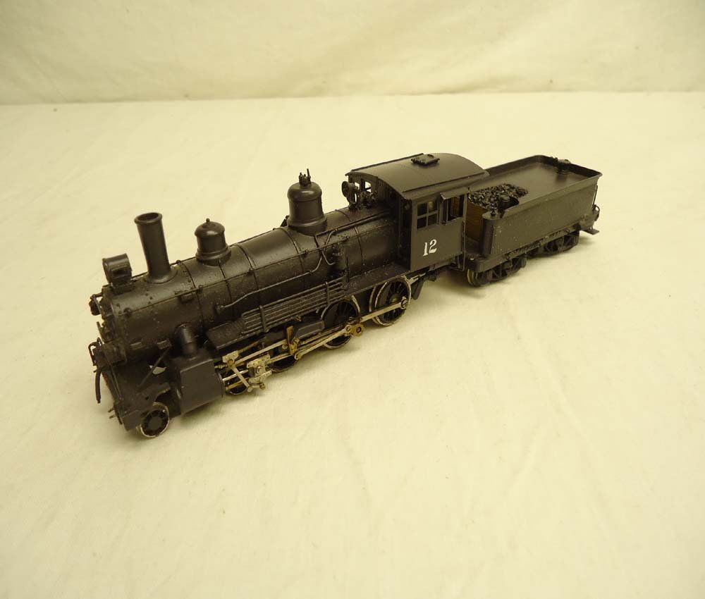 ABT: Brass Gem Models HO Scale: #12 Engine and Ten: Paul V. Ambrose and Drew J. Bauer present: These are the Brass 4-6-0 #12 Engine and Tender that Gem Models made in HO Scale in the past. Please review pictures; what is shown is what you will receive.