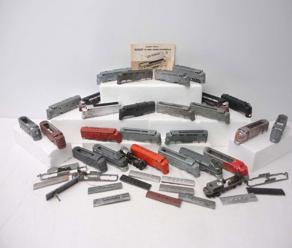 ABT: Varney HO Scale: Assorted Shells and Parts: Paul V. Ambrose and Drew J. Bauer present: These are an Assortment of Shells and Parts that Varney made in HO Scale. Please review the pictures; what is shown is what you will receive. No Boxes. Pleas