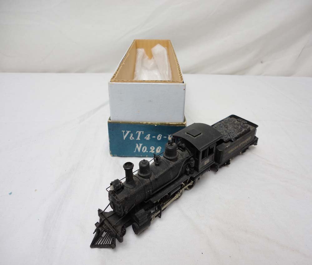 ABT: Brass United Models HO Scale: #24 Virginia & : Paul V. Ambrose and Drew J. Bauer present: These are the Brass #24 Virginia & Truckee 4-6-0 Steam Engine and Tender that United Models made in HO Scale some time ago. Please review the pictures closel