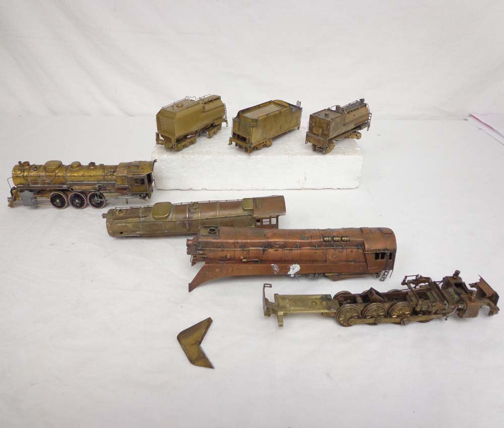 ABT: Brass HO Scale: Engines and Tenders: Paul V. Ambrose and Drew J. Bauer present: These are Brass Engines and Tenders in HO Scale. Please review all pictures: what is shown is what you will receive. No Boxes. Please add $20.00 for US-48 Sh