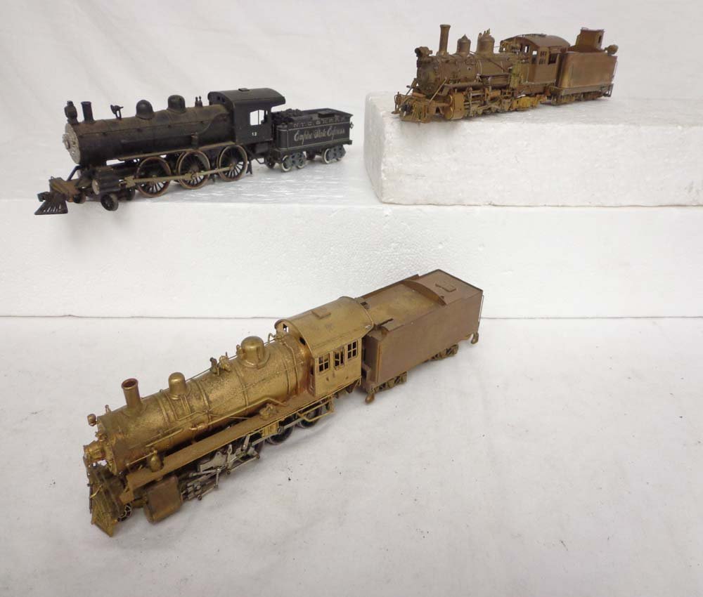 ABT: Brass HO Scale: 3 Engines and 3 Tenders: Paul V. Ambrose and Drew J. Bauer present: These are Brass three Engines and three Tenders in HO Scale. Please review all pictures: what is shown is what you will receive. No Boxes. Please add $22.00 