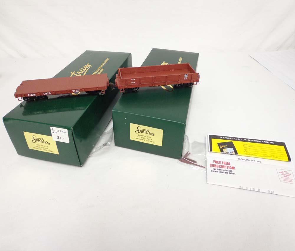 ABT: Bachmann On30 Scale: #27223/27323 Cars/OBs: Paul V. Ambrose and Drew J. Bauer present: These are the #27223 Colorado & Southern Gondola and the #27323 Colorado & Southern Flat Car that Bachmann made in On30 Scale some time ago. Please review al
