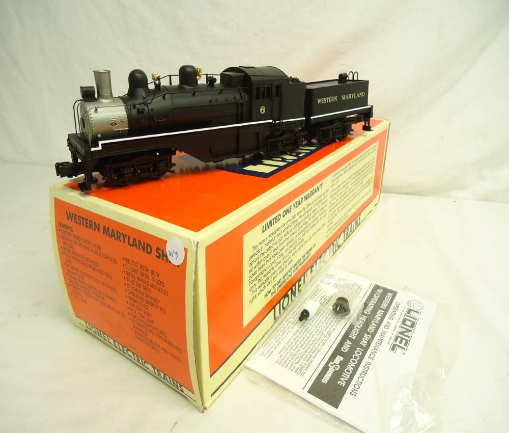 ABT: Mint Lionel #18023 Western Maryland Shay Steam: Paul V. Ambrose and Drew J. Bauer present: These are the #18023 Western Maryland Diecast Steam Engine and Tender with Constant Lighting, Steam Railsounds and Smoke Unit that Lionel made a few years ag