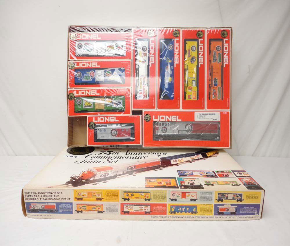 ABT: Sealed Lionel #1585 75th Anniversary Special S: Paul V. Ambrose and Drew J. Bauer present: This is the #1585 75th Anniversary Set that Lionel made in 1975. Our Opinion is that it is generally in Mint Condition, sealed. Original Box. All Original in