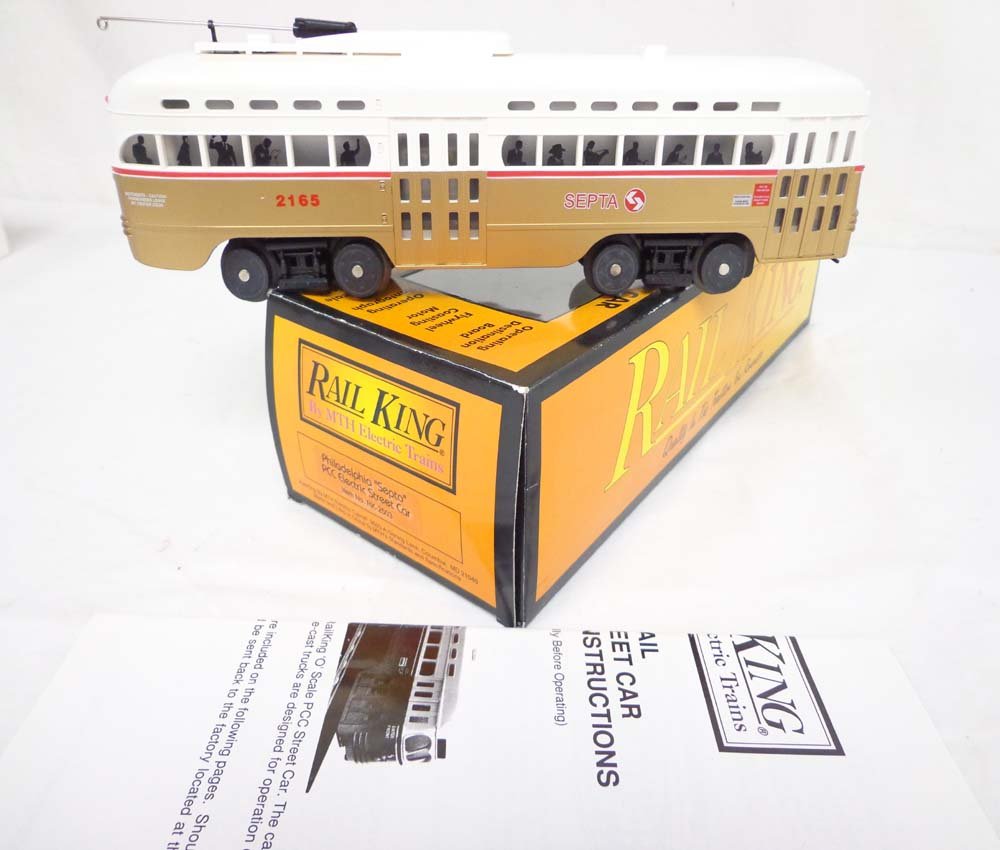 ABT: MTH #RK-2503 Philadelphia Septa PCC Electric : Paul V. Ambrose and Drew J. Bauer present: This is the #RK-2503 Philadelphia (Septa) PCC Electric Street Car with Protosound that MTH made in O Gauge a few years ago. Our Opinion is that it is general